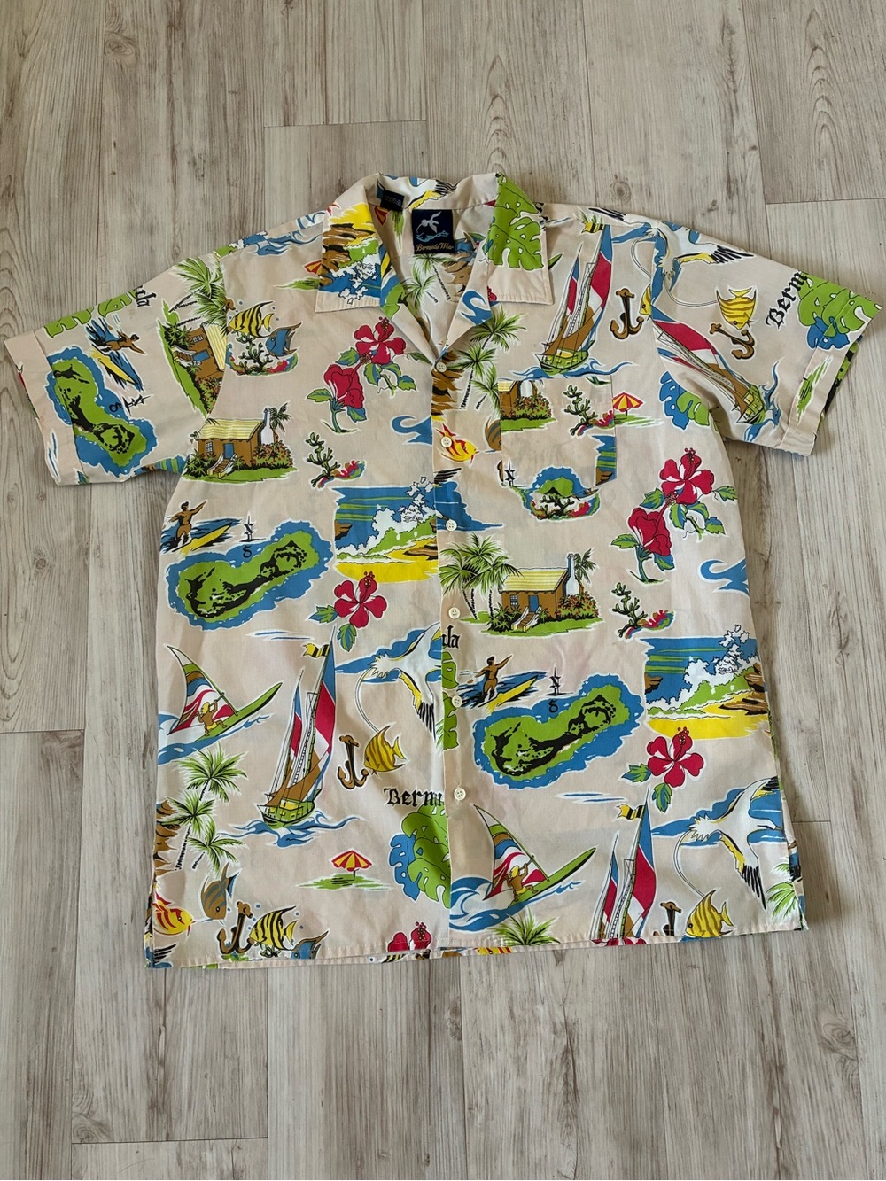 Vintage Bermuda Wear Hawaiian Shirt